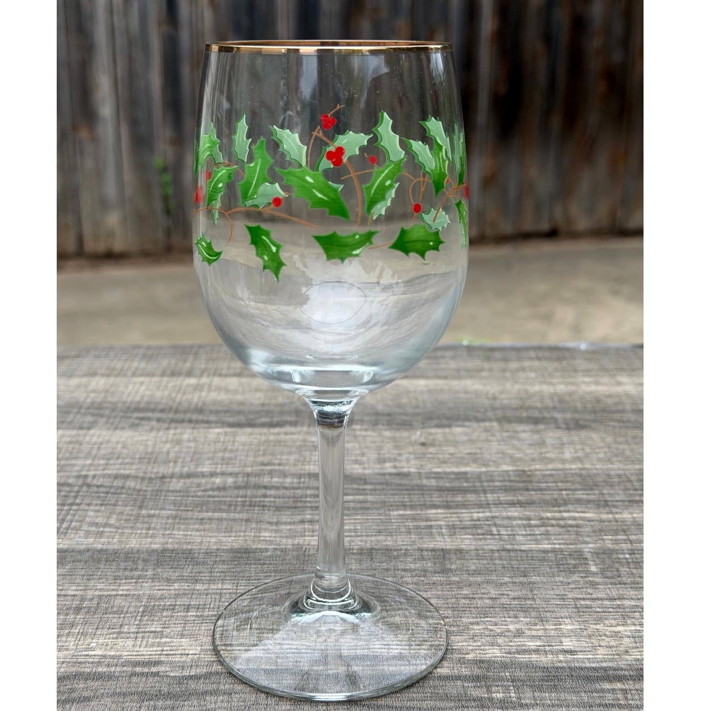 Lenox Holiday Dimensions Vintage 10 oz Gold Rim Goblets Original Box-Set of 4 - Thumbnail 9