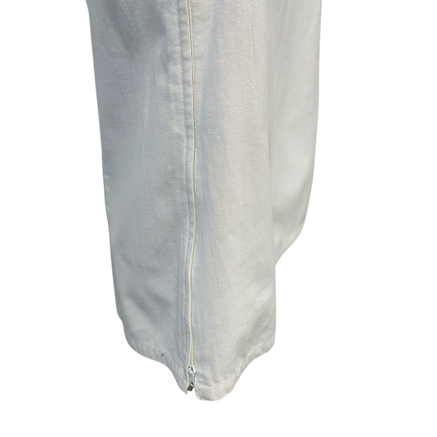 KSA Philippines Ivory Cream Cotton Camisole Sheer Cut Outs Matching Overshirt-M - Thumbnail 13