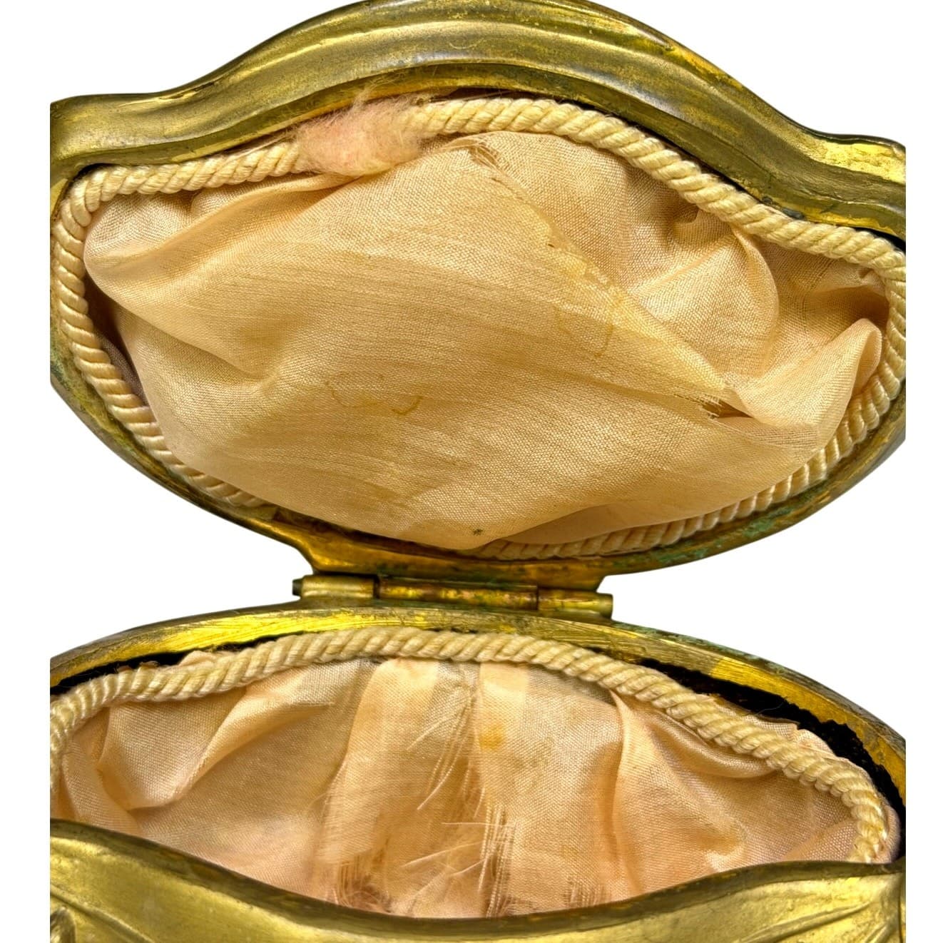 Jennings Brothers c. 1900-1915 Art Nouveau Silk Lined JB 575 Casket Jewelry Box - Thumbnail 8