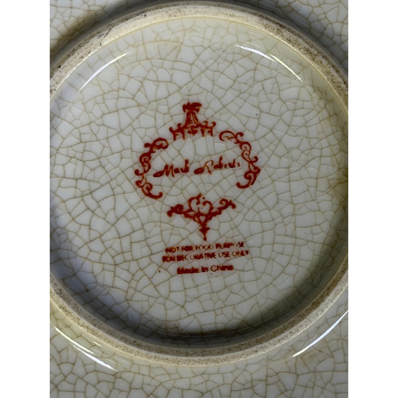 Mark Roberts Collection Vintage Hand Painted 10.25" Fruit Motif Plates-Set of 2 - Thumbnail 8