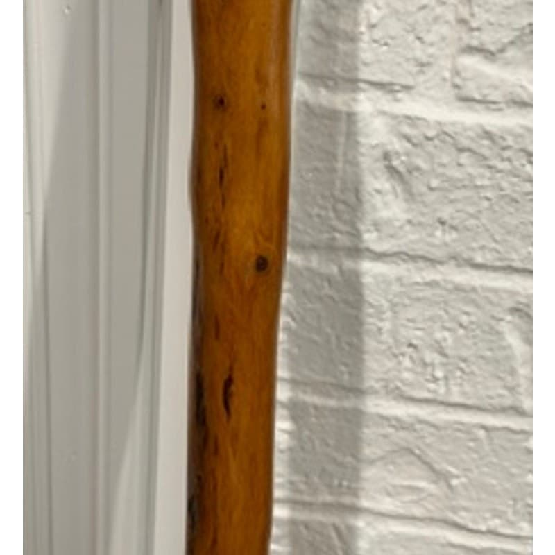 Handcrafted Natural Wood Walking Stick Cane 36" Rustic Hiking Staff Crook Handle - Thumbnail 8