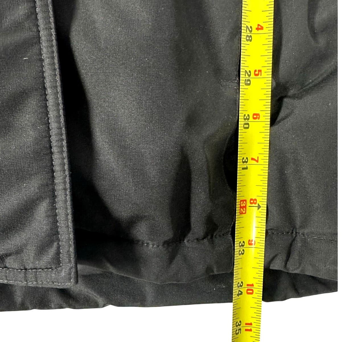 Eddie Bauer Black Quilted Goose Down Jacket Size 2X Detachable Hood-Excellent - Thumbnail 11