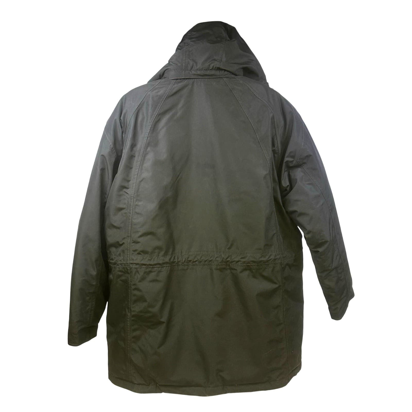 Eddie Bauer Black Quilted Goose Down Jacket Size 2X Detachable Hood-Excellent - Thumbnail 3