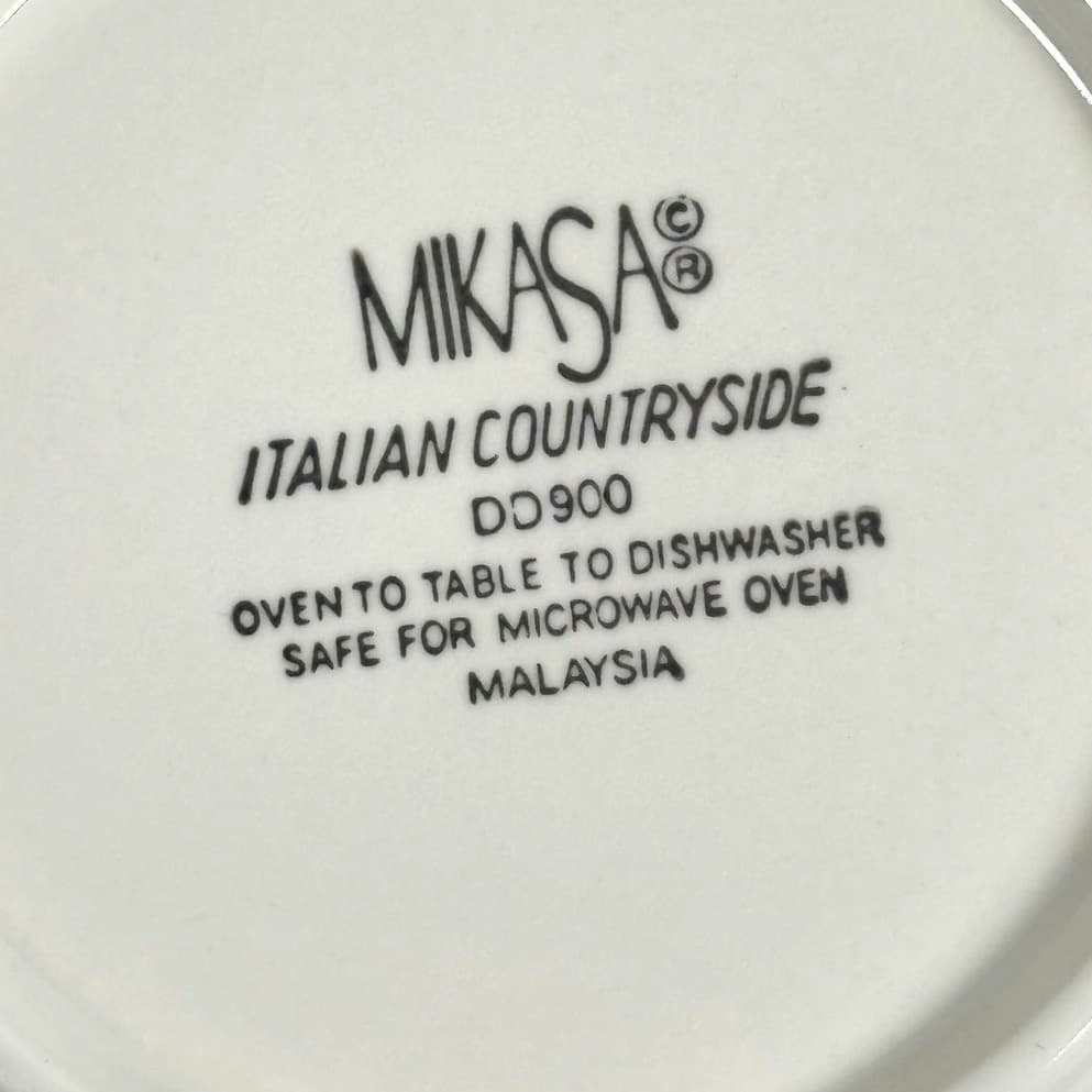 Mikasa Italian Countryside DD900 Rimmed Soup Bowls-Excellent-Set of 4 - Thumbnail 5
