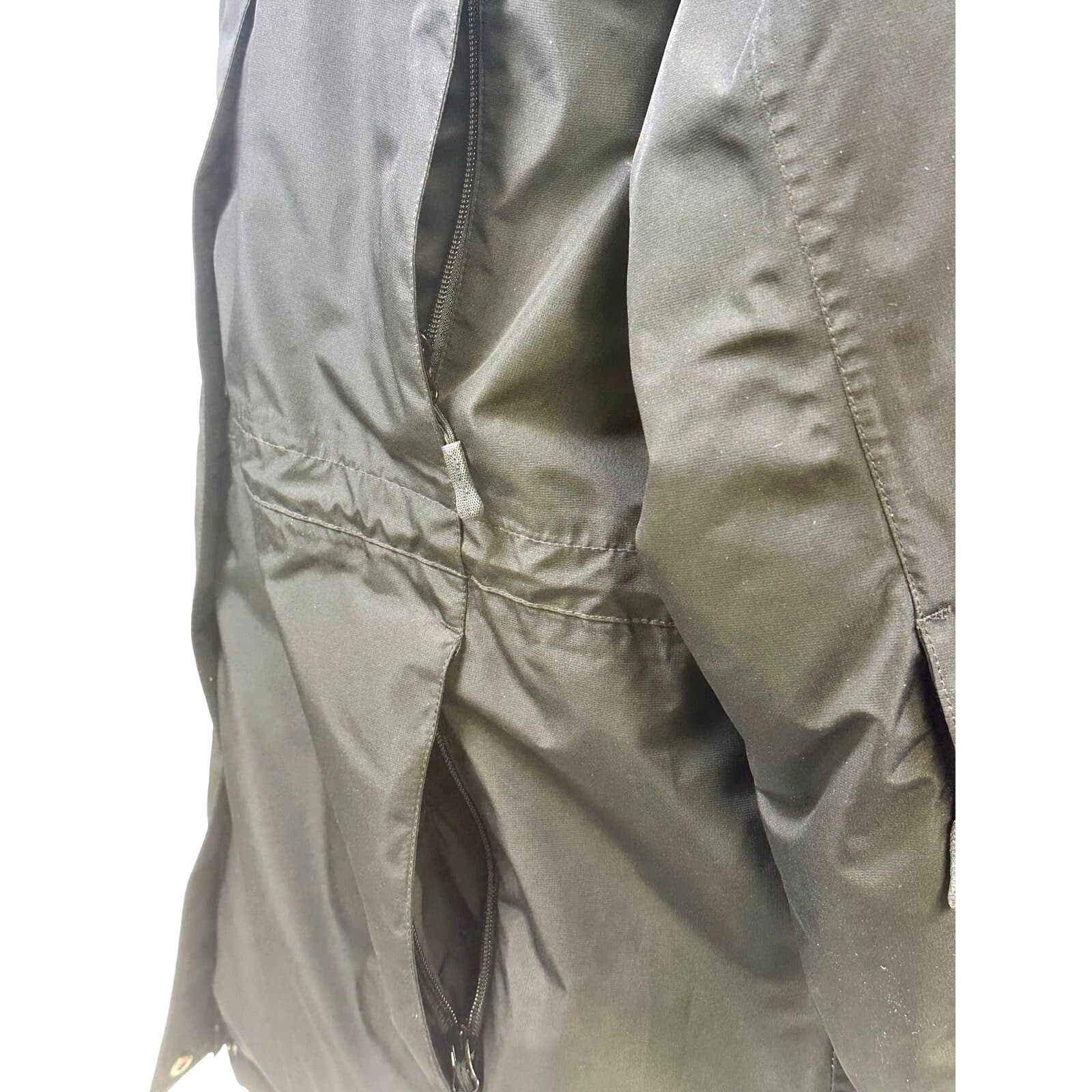 Eddie Bauer Black Quilted Goose Down Jacket Size 2X Detachable Hood-Excellent - Thumbnail 12