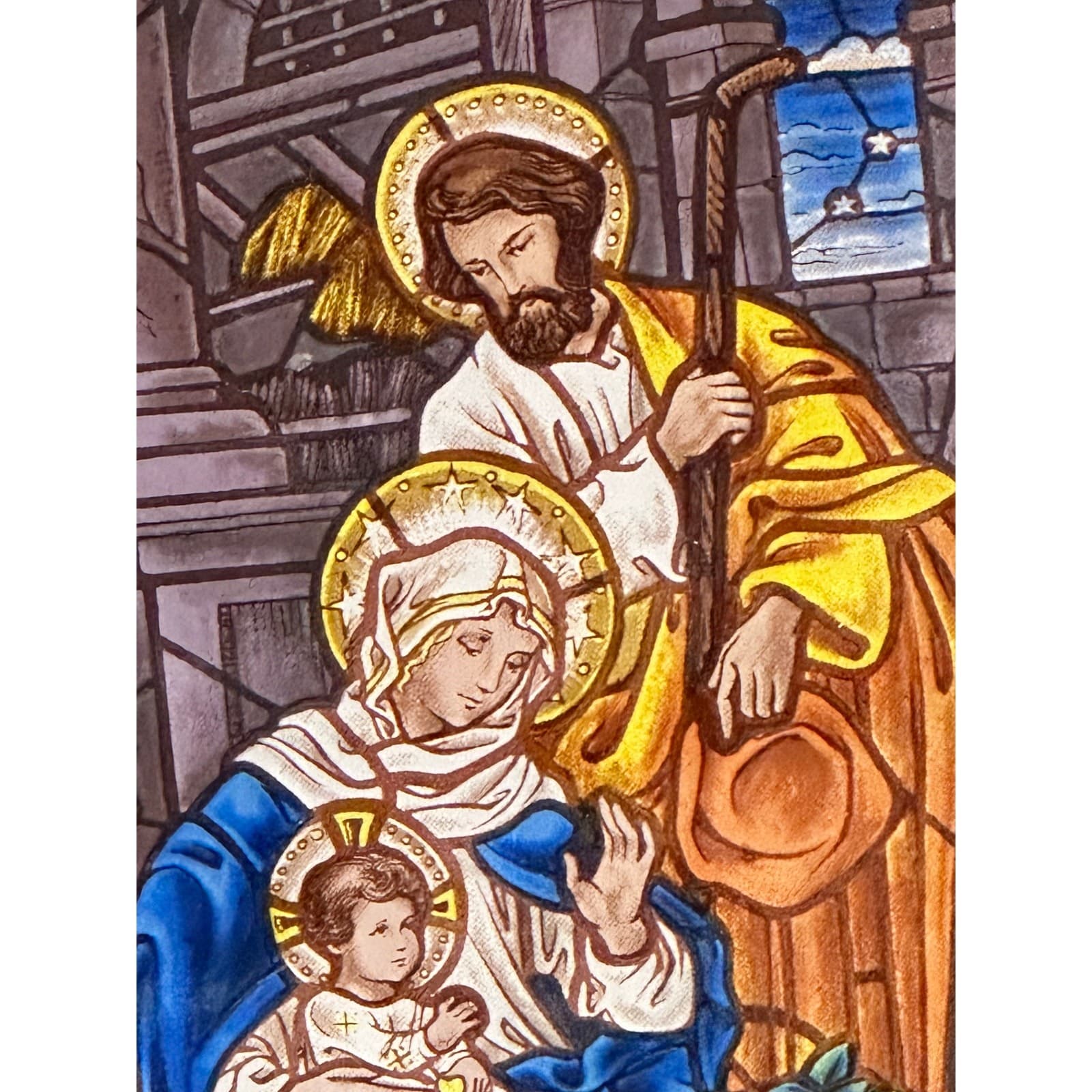St. Paul's San Francisco 'the Magi' 1981 Stained Glass Christmas Plate #1298 - Thumbnail 8