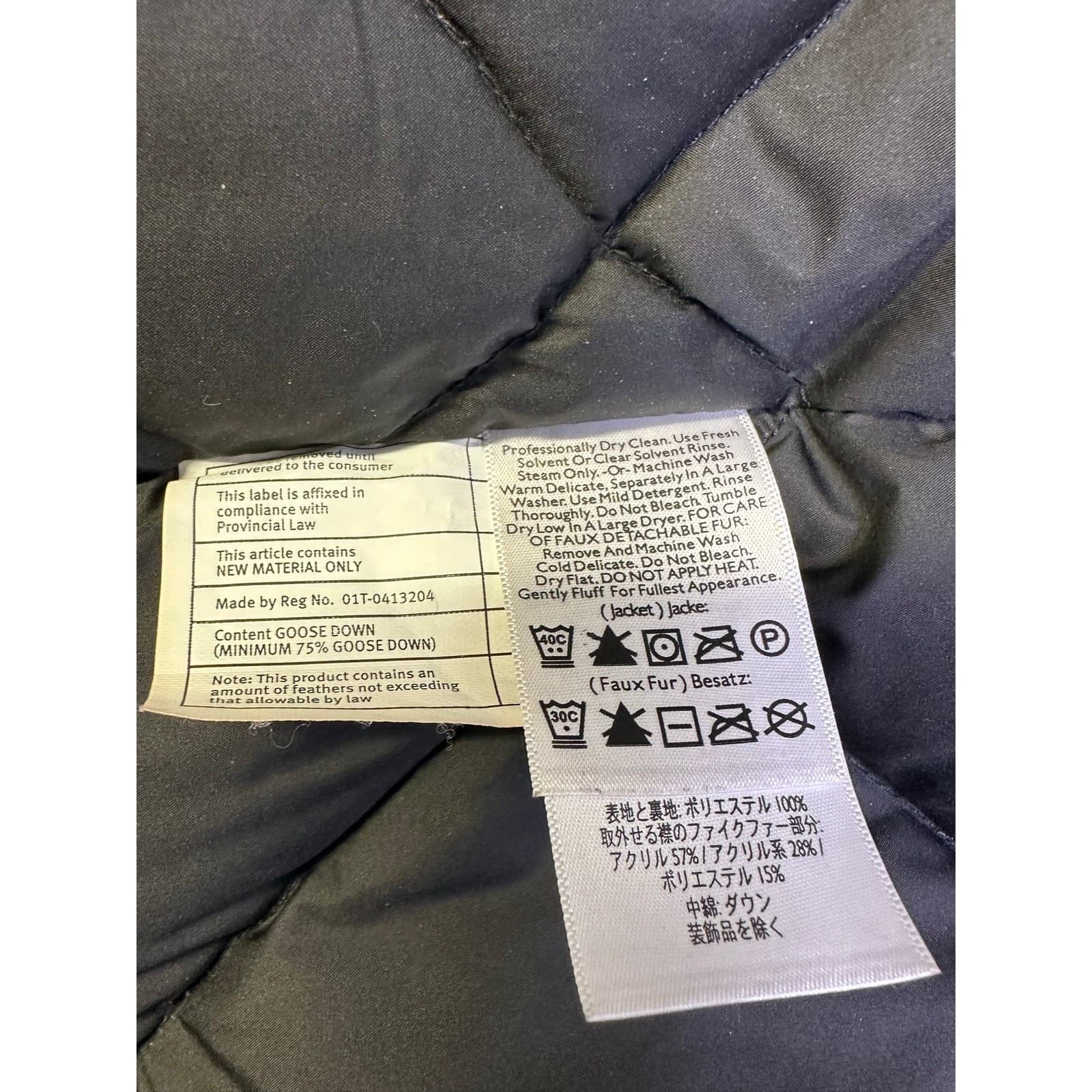 Eddie Bauer Black Quilted Goose Down Jacket Size 2X Detachable Hood-Excellent - Thumbnail 16