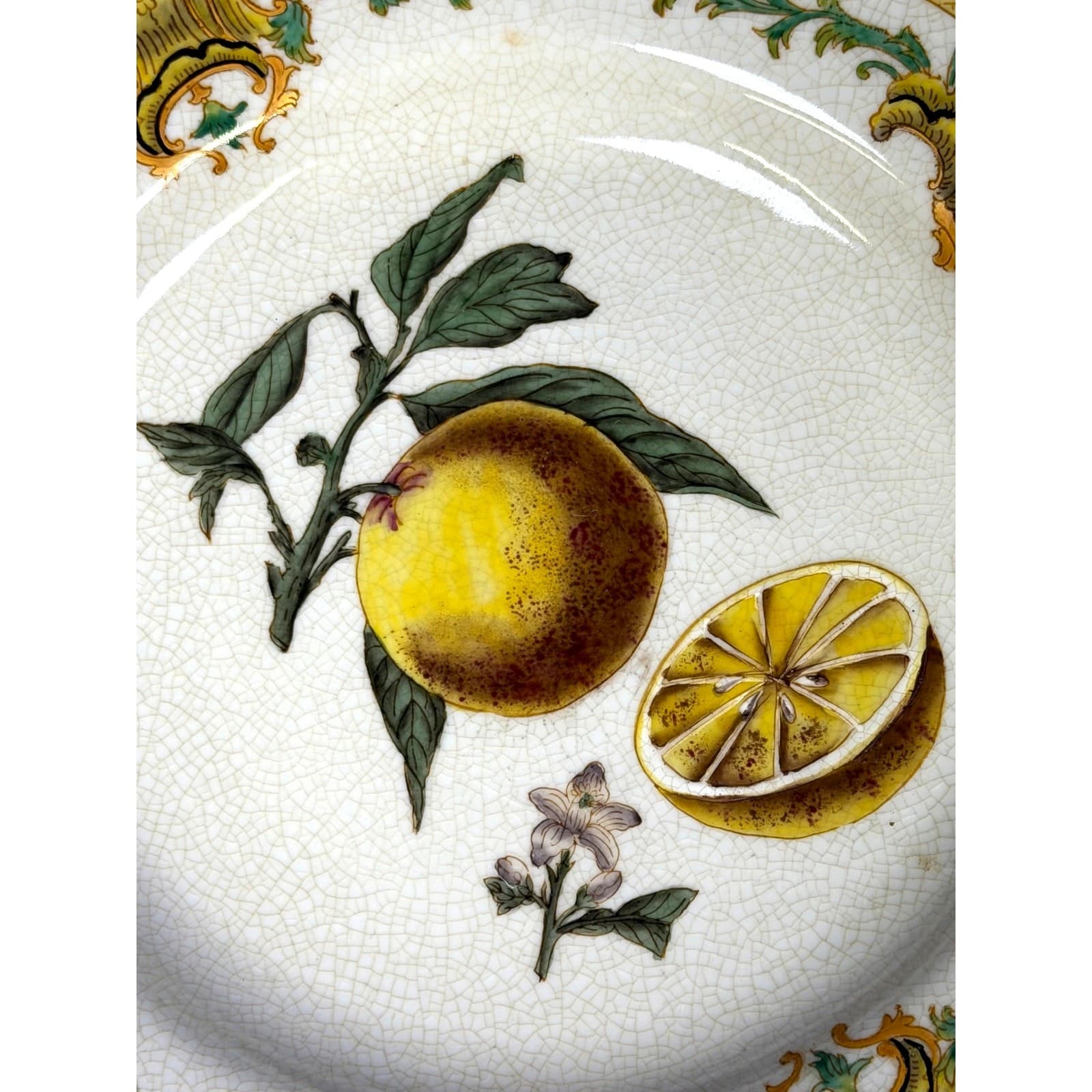 Mark Roberts Collection Vintage Hand Painted 10.25" Fruit Motif Plates-Set of 2 - Thumbnail 5