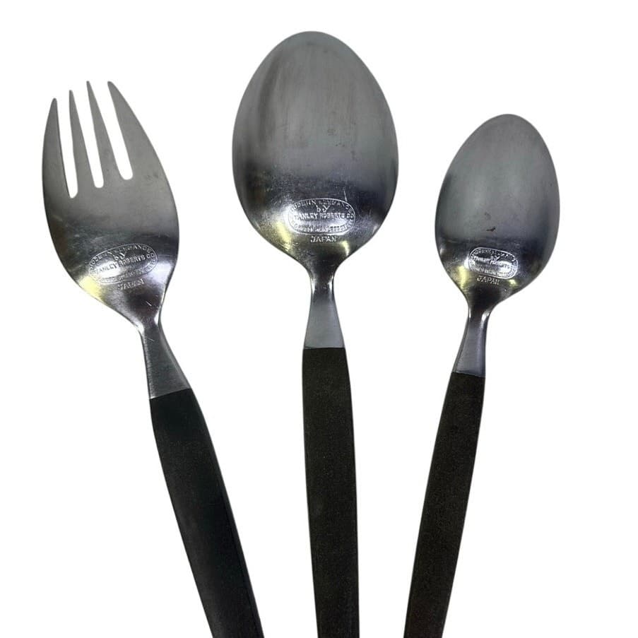 Stanley Roberts MCM 'Modern Elegance' Stainless Dinner Fork/Salad Fork/Teaspoon - Thumbnail 2