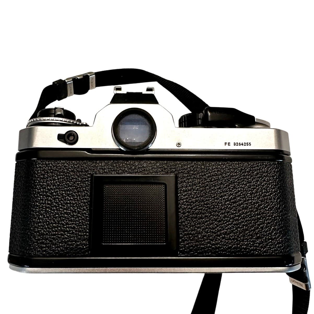 Nikon FE 35mm SLR Film Vintage 1978-83 Camera with Nikon Series E 150mm 1.8 Lens - Thumbnail 3