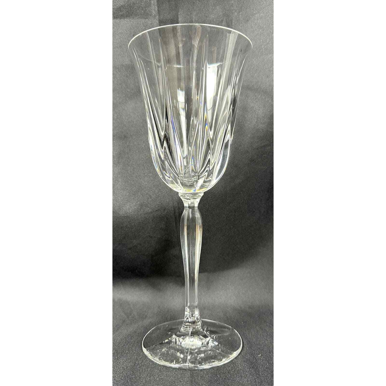 Noritake VENDOME Crystal Water Goblet Vintage Retired 8 5/8" Stunning! - Thumbnail 2