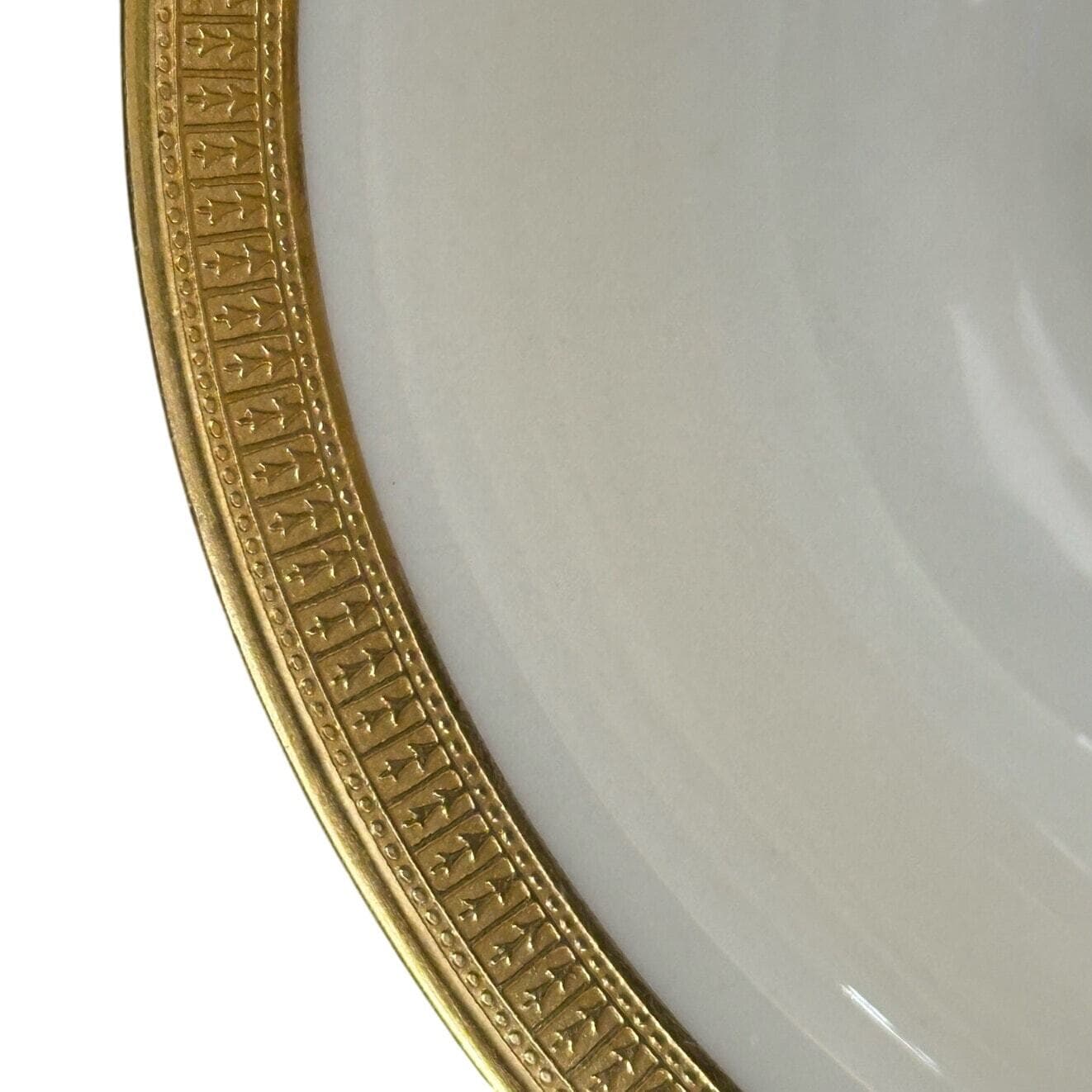Lenox Hanover Cream Fruit Dessert Bowl J-30 Vintage Mark for Shreve and Co-Mint! - Thumbnail 3