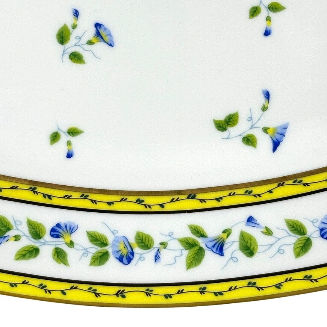 Raynaud Ceralene Limoges Morning Glory Spray 16.5" Oval Serving Platter-Mint! - Thumbnail 5