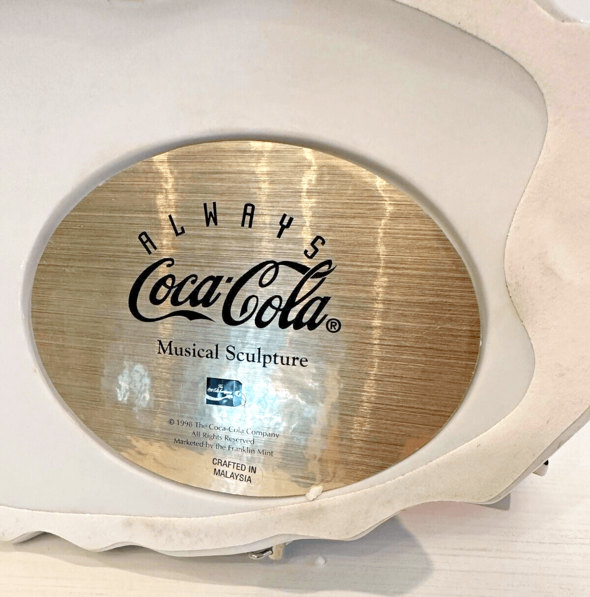 1998 Coca Cola Always Franklin Mint Wind Up Musical Motion Sculpture Truck-NICE! - Thumbnail 11