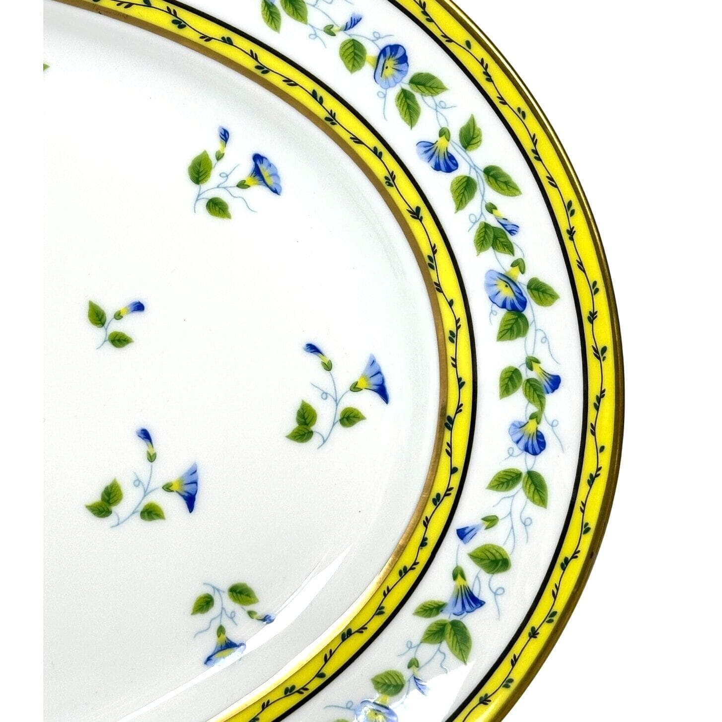 Raynaud Ceralene Limoges Morning Glory Spray 16.5" Oval Serving Platter-Mint! - Thumbnail 4