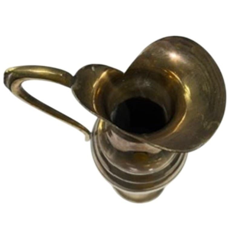 Vintage Solid Brass Ewer Pitcher Vase 12.5" Tall Made in India Decorative - Thumbnail 10