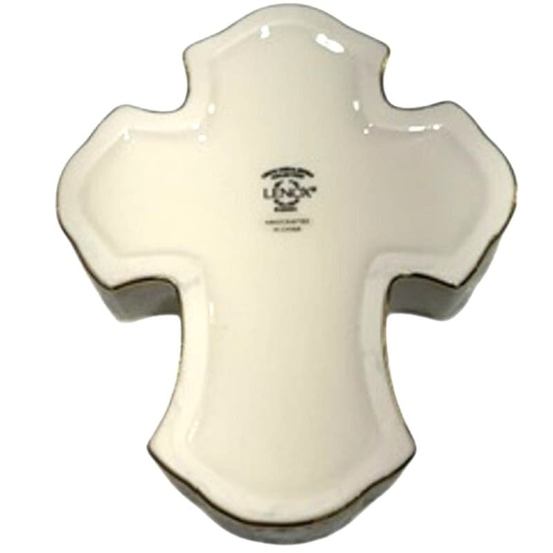 Lenox China Jewels Stacking Cross Candle Holder Set Dove Porcelain Religious - Thumbnail 9
