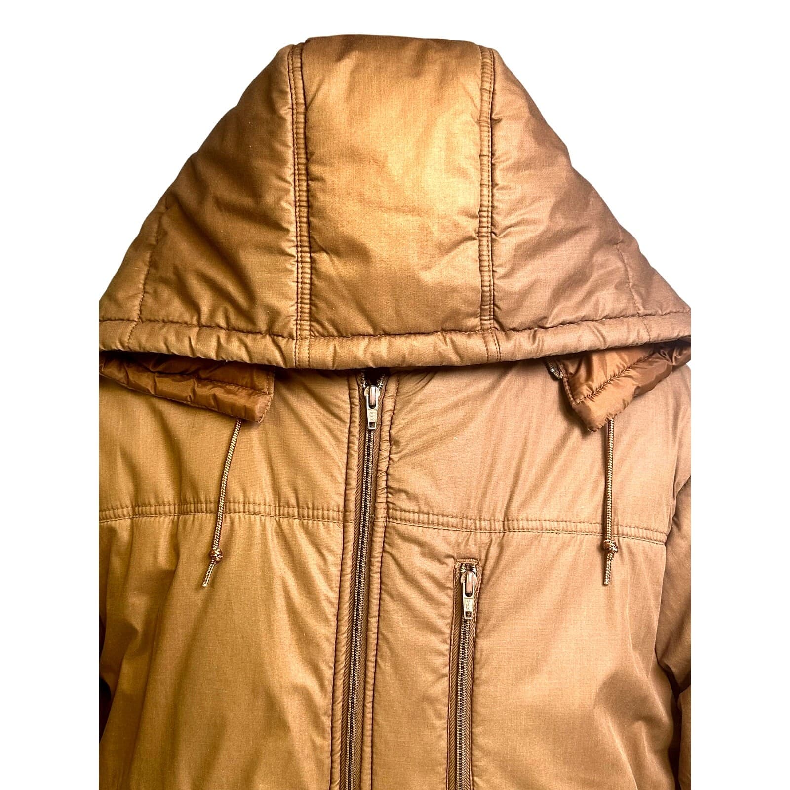Aberdeen Men's Vintage 1980's-90's Winter Weather Parka Zip Coat Removable Hood - Thumbnail 7