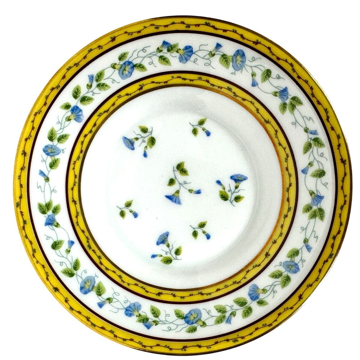 Raynaud Ceralene Limoges Morning Glory Spray Cup and Saucer Set(s)-France-Mint! - Thumbnail 2