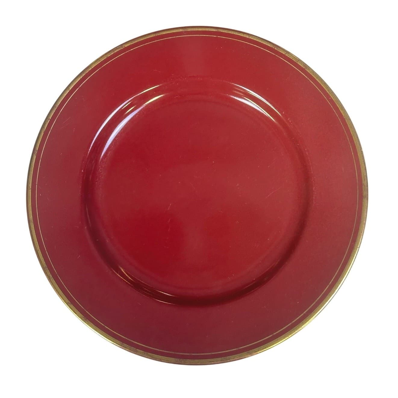 Fitz & Floyd Rare Pavillion Plum Retired 1987-1988 Salad Plates-Set of 2 - Thumbnail 3