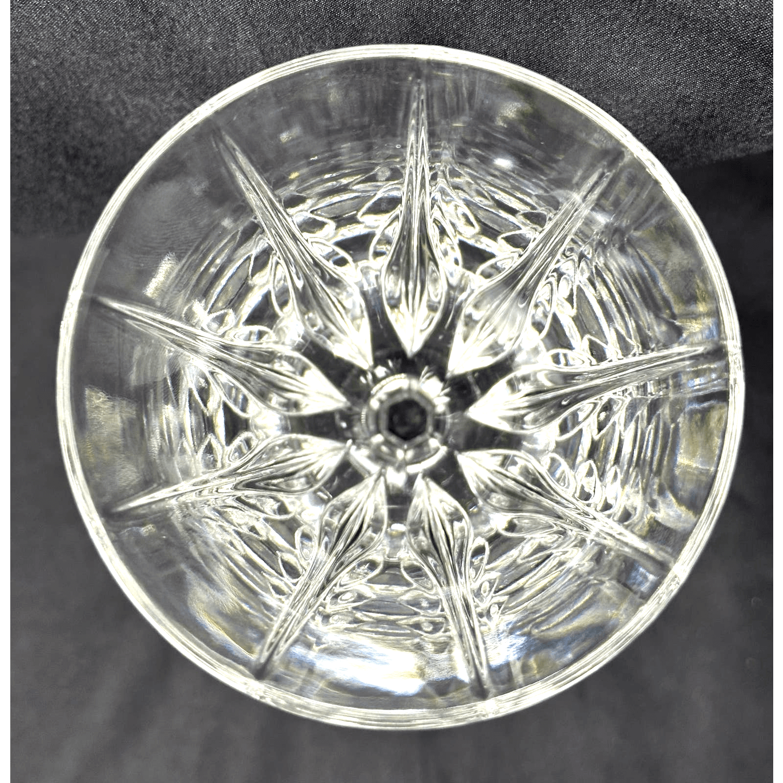 Noritake VENDOME Crystal Water Goblet Vintage Retired 8 5/8" Stunning! - Thumbnail 6