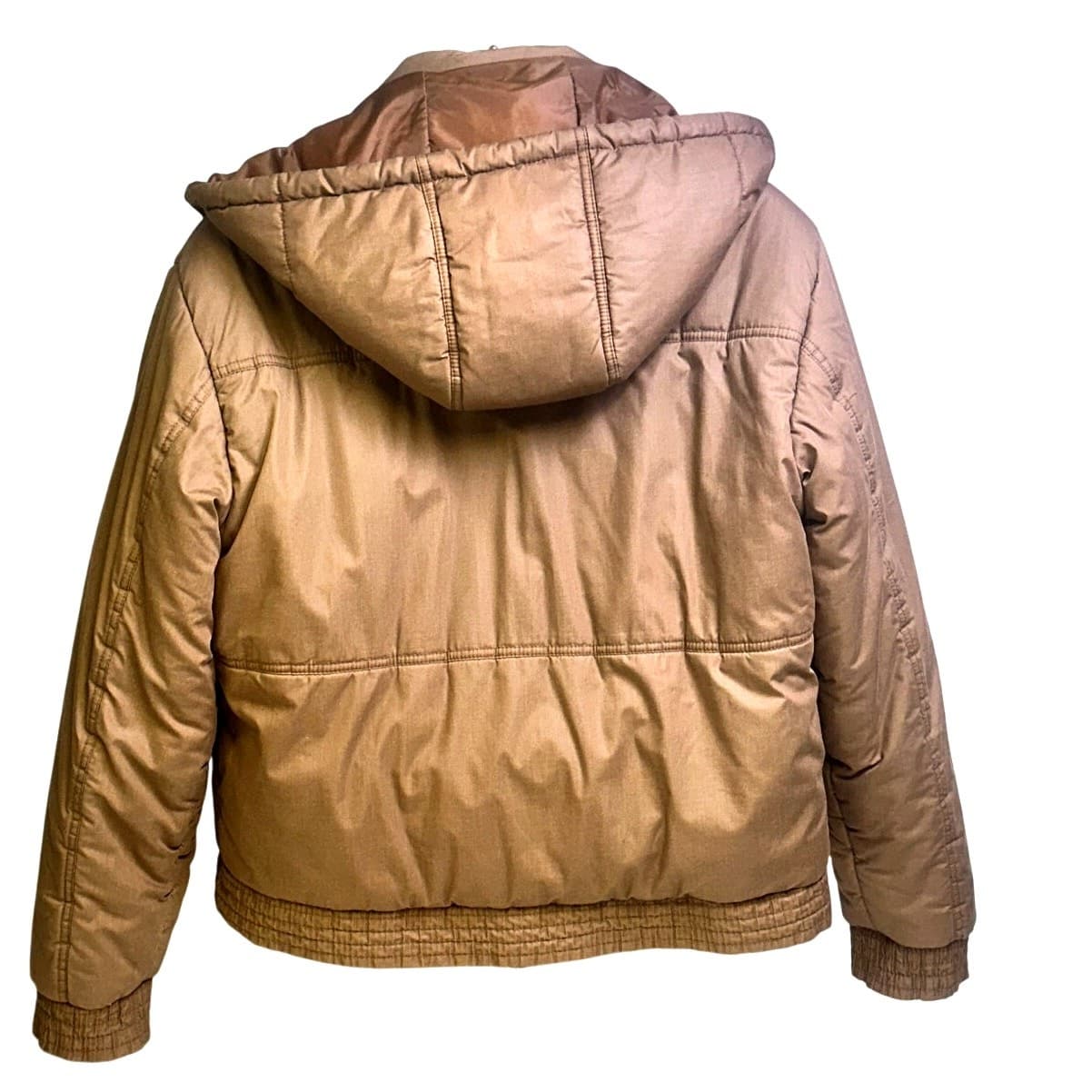 Aberdeen Men's Vintage 1980's-90's Winter Weather Parka Zip Coat Removable Hood - Thumbnail 3