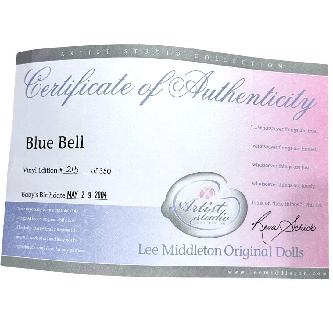 Lee Middleton Original Dolls "Blue Bell" Model 01139-2004-215/350 NEW in Box! - Thumbnail 7