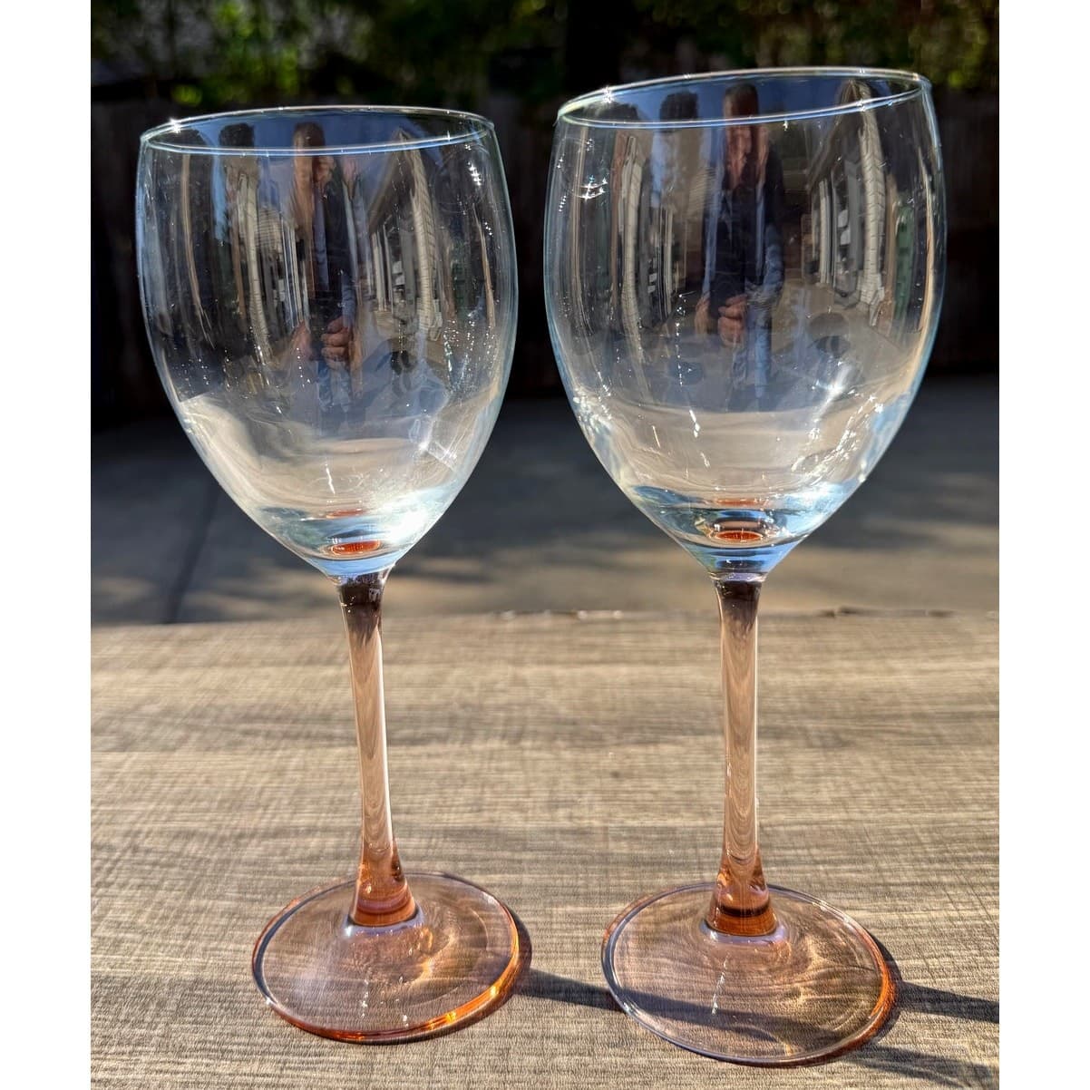 Cristal D'Arques-Durand Retired 'Rose' 8" Water Goblets-Elegant-Set of 2 - Thumbnail 5