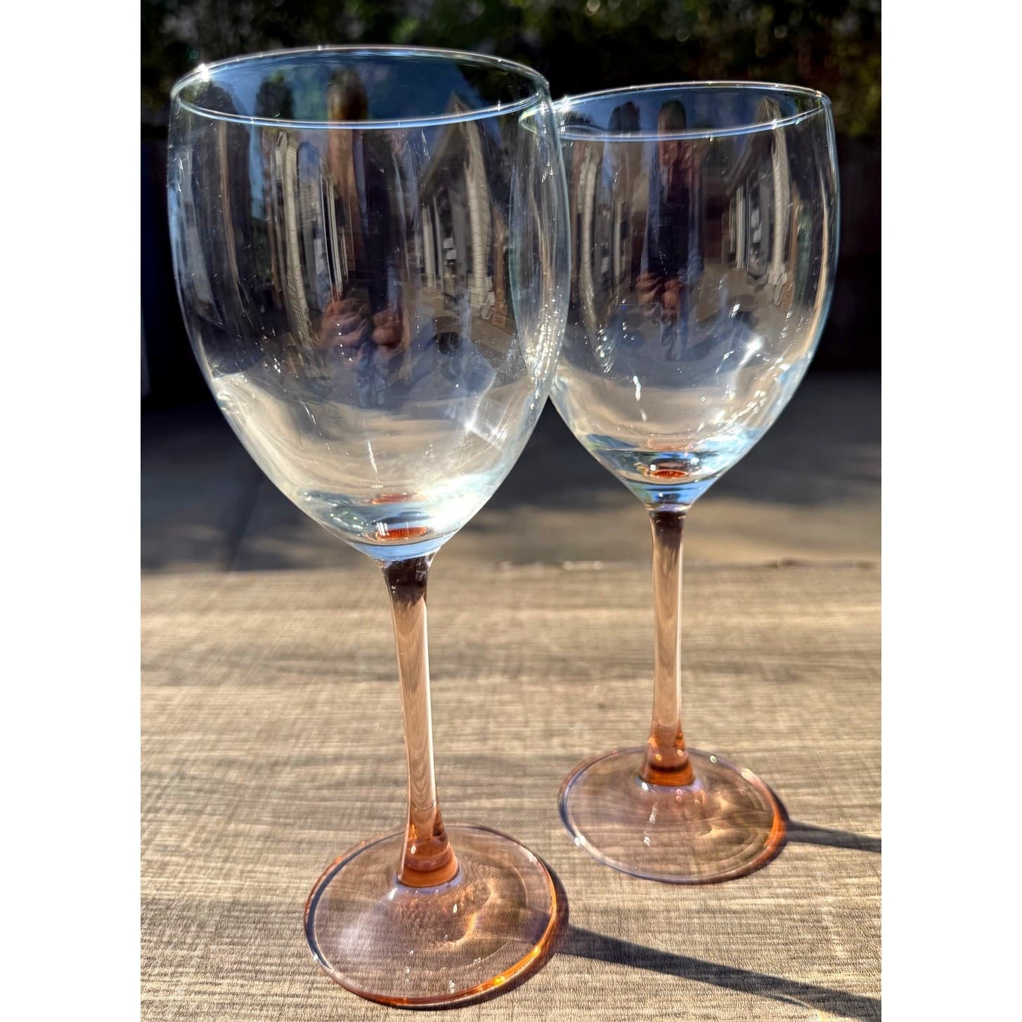 Cristal D'Arques-Durand Retired 'Rose' 8" Water Goblets-Elegant-Set of 2 - Thumbnail 6