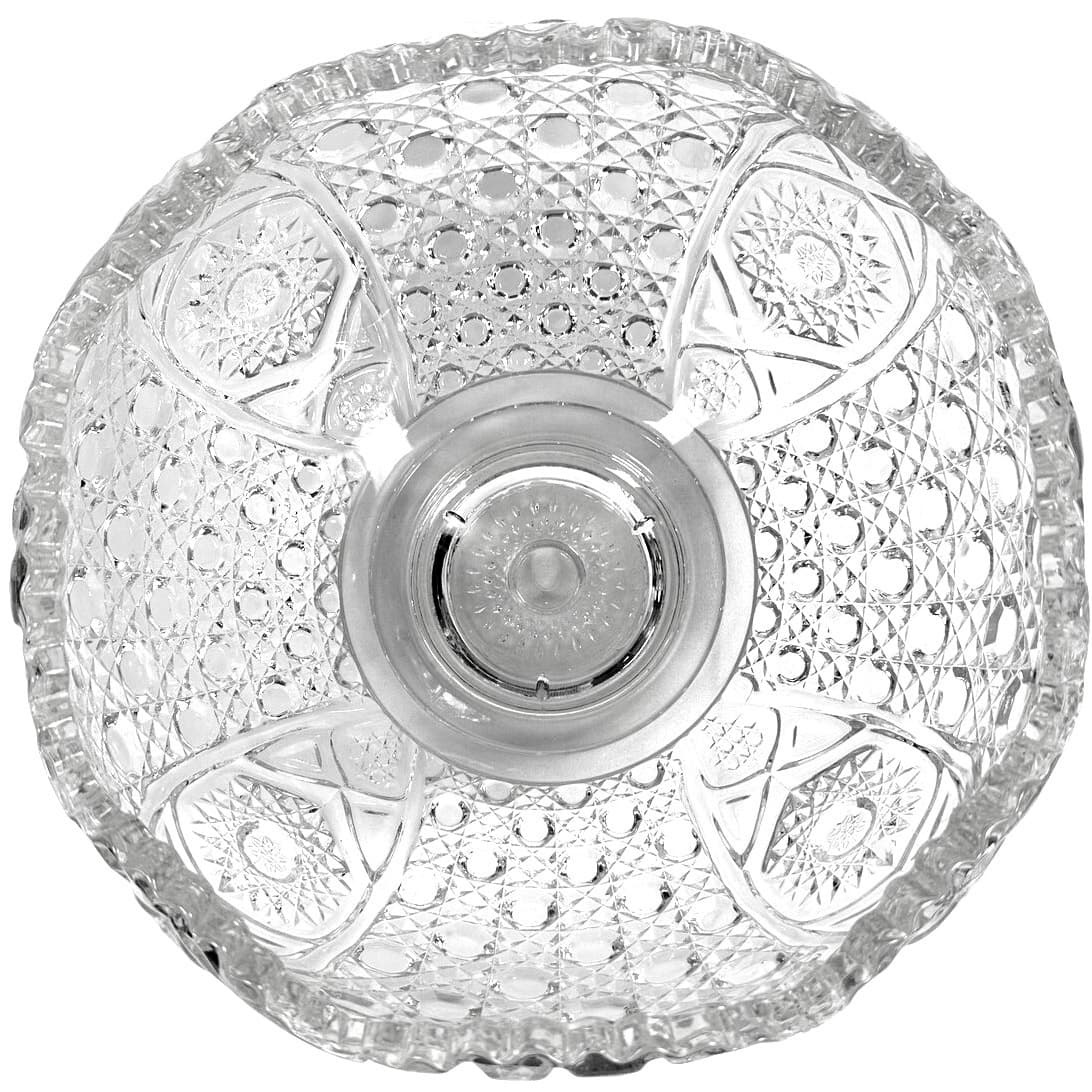 L E Smith Glass Company Daisy & Button Punch Bowl Set with 17 Cups-Excellent! - Thumbnail 7