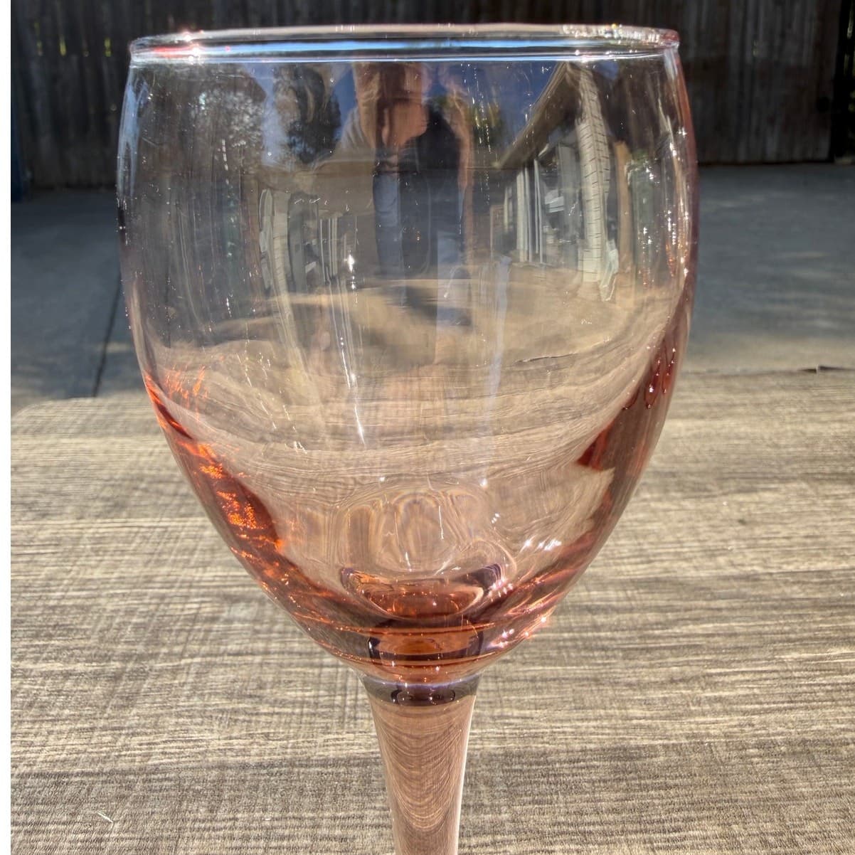 Libbey Retired 1997-1998 'Premiere Pink' Water/Wine Goblets-Excellent-Set of 4 - Thumbnail 4