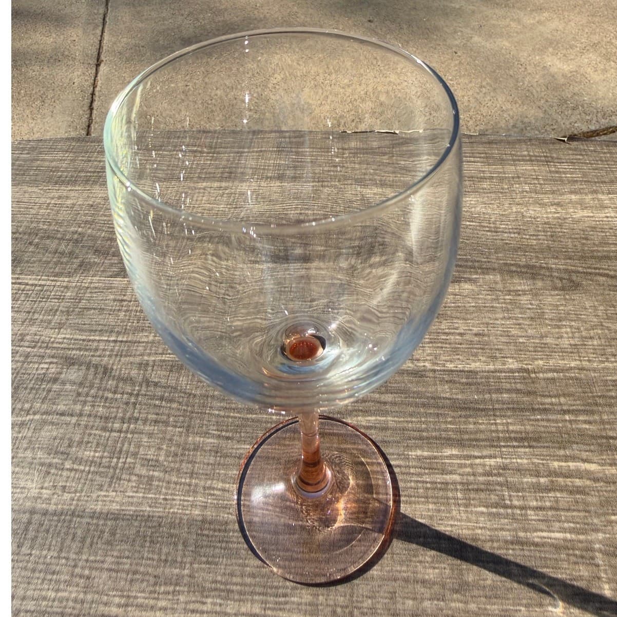 Cristal D'Arques-Durand Retired 'Rose' 8" Water Goblets-Elegant-Set of 2 - Thumbnail 4
