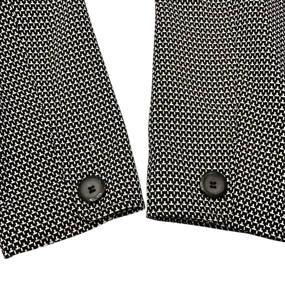 Sharon Young Houndstooth Check Black & White Womans Blazer Sz 10 USA VG - Thumbnail 7