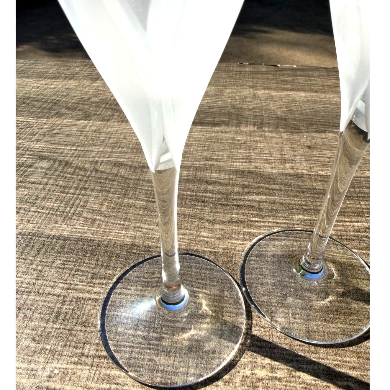 Cristal D'Arques-Durand Retired 2000-2002 'Linette' Champagne Flutes-Set of 2 - Thumbnail 4