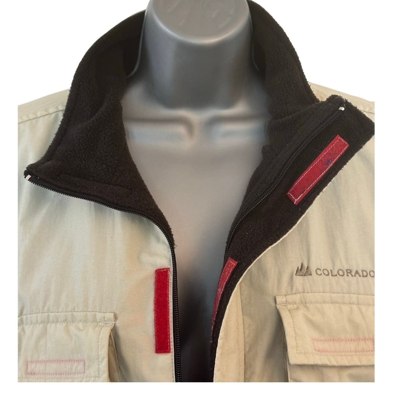 Artic Image Khaki Fishing Hunting Vest “Colorado” on Pocket Size Small Very Good - Thumbnail 2