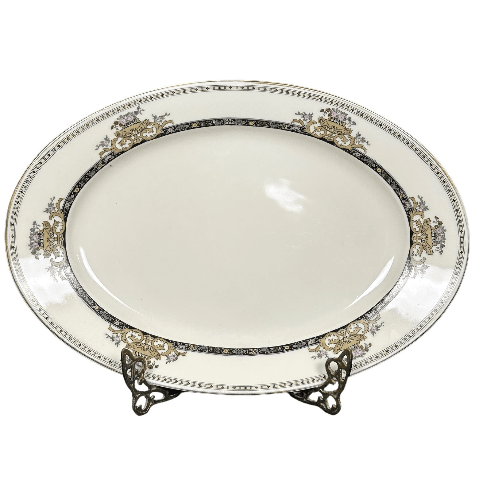 Pirkenhammer ALADDIN 14-inch Oval Serving Platter Vintage Retired RARE FIND!!