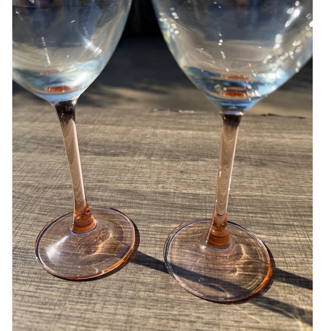 Cristal D'Arques-Durand Retired 'Rose' 8" Water Goblets-Elegant-Set of 2 - Thumbnail 7