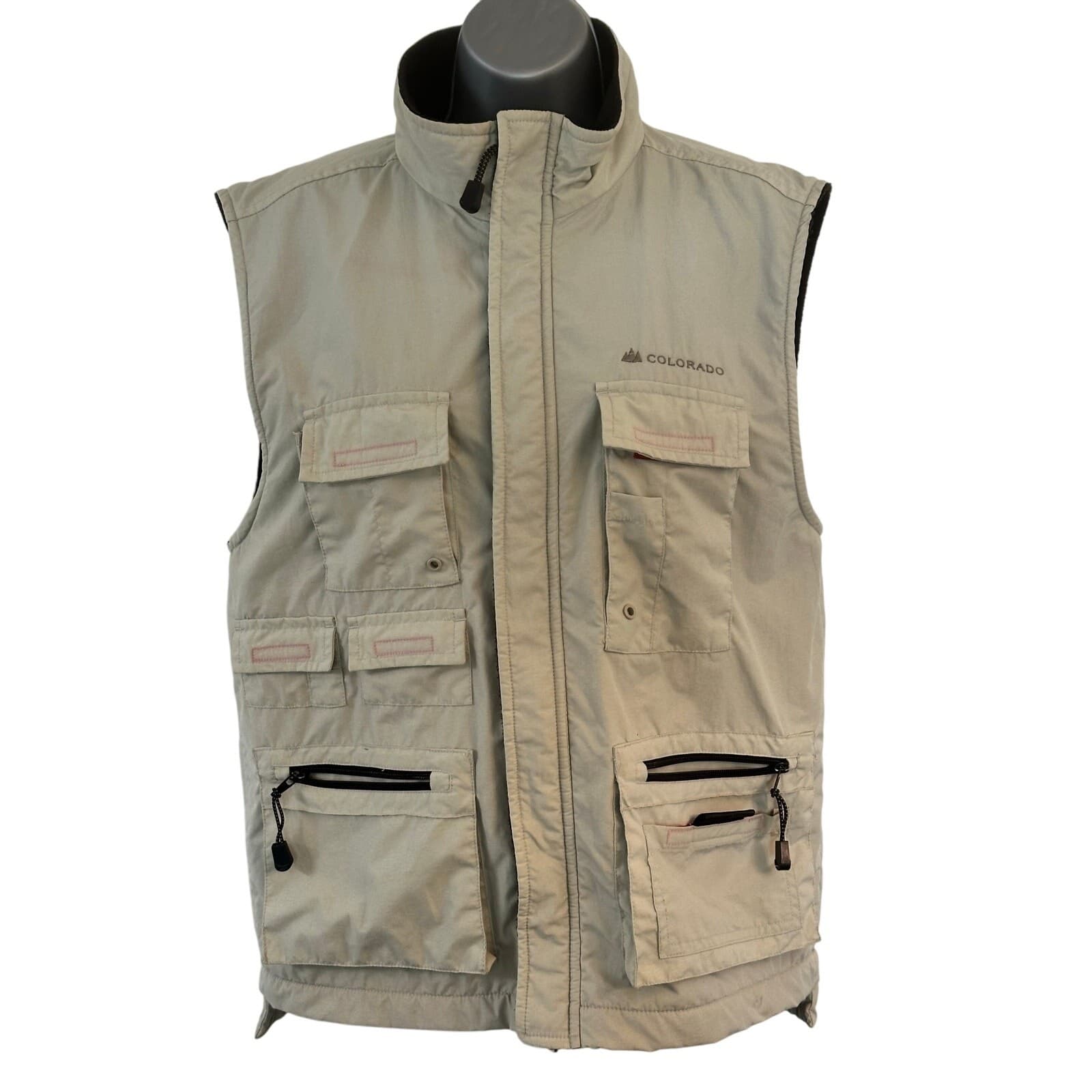 Artic Image Khaki Fishing Hunting Vest “Colorado” on Pocket Size Small Very Good - Thumbnail 9