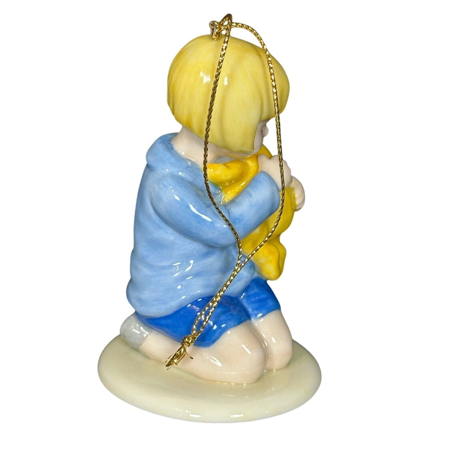 Disney Christopher Robin Pooh Bear "How I Do Love You" Porcelain Ornament! - Thumbnail 3