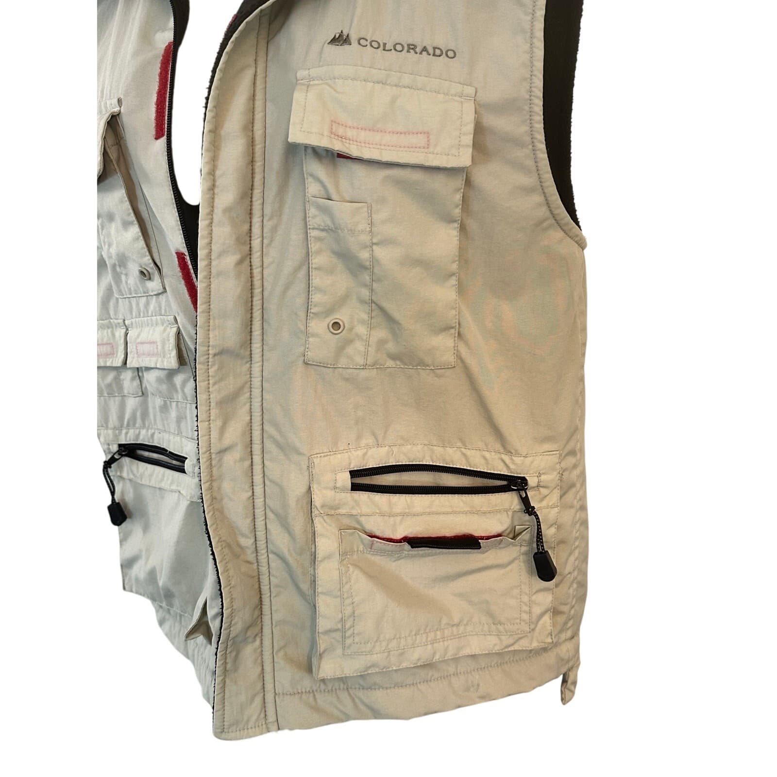 Artic Image Khaki Fishing Hunting Vest “Colorado” on Pocket Size Small Very Good - Thumbnail 7