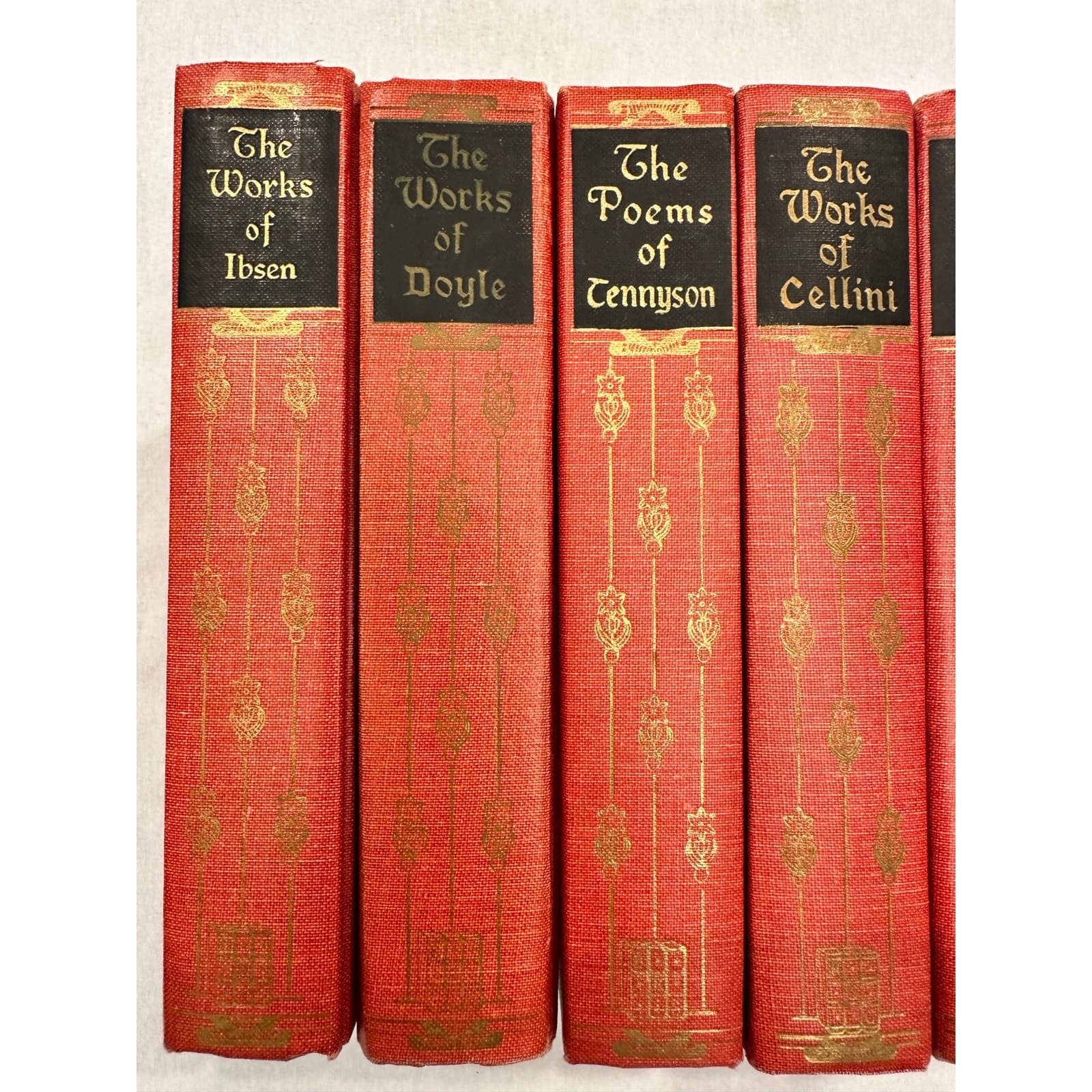 Blacks Readers Service 9 Volumes “The Works Of …” Master Authors Vintage Set - Thumbnail 6