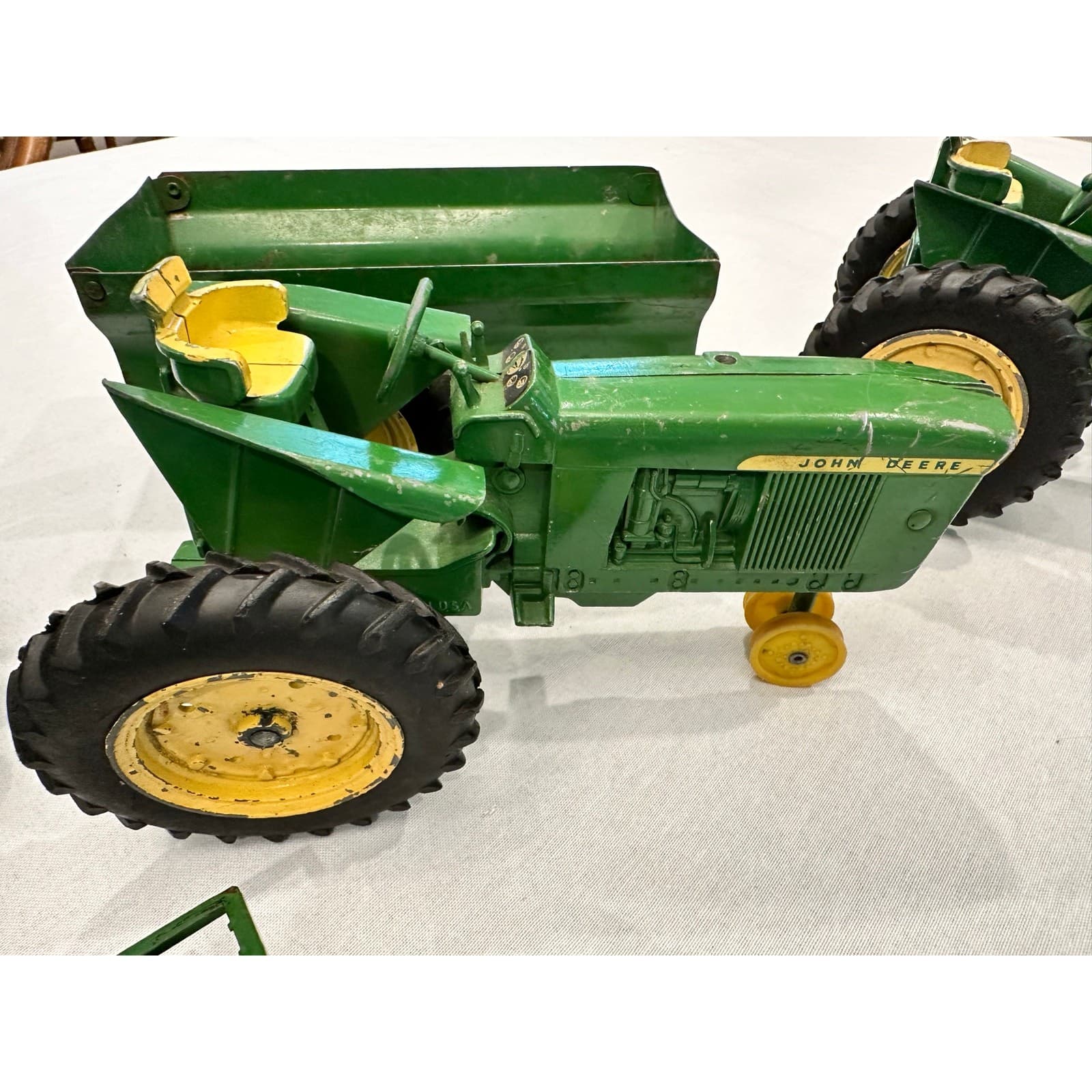 John Deere ERTL Collectible Vintage Farm Toy Tractors and Implements-Lot of 7 - Thumbnail 11