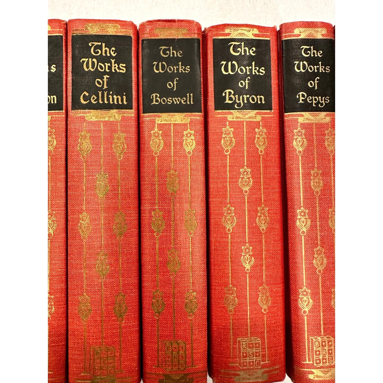 Blacks Readers Service 9 Volumes “The Works Of …” Master Authors Vintage Set - Thumbnail 4