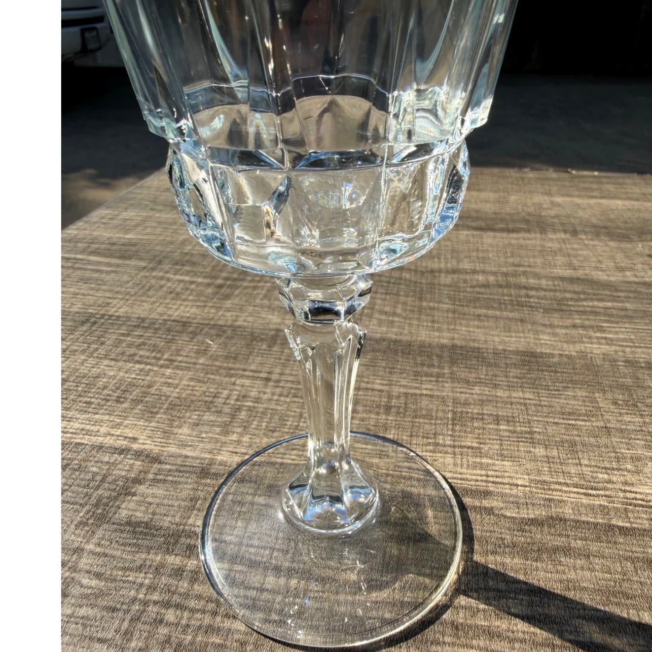 Cristal D'Arques-Durand Retired 'Chantelle' Claret Wine Glasses-Set of 4 - Thumbnail 6
