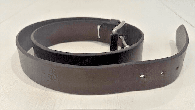 Wrangler Men's Rugged Leather Jean Belt Brushed Metal Buckle-Size 40 - Thumbnail 4