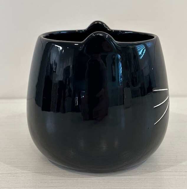 Cute! Black Cat Coffee Mug with Ears! - Thumbnail 3