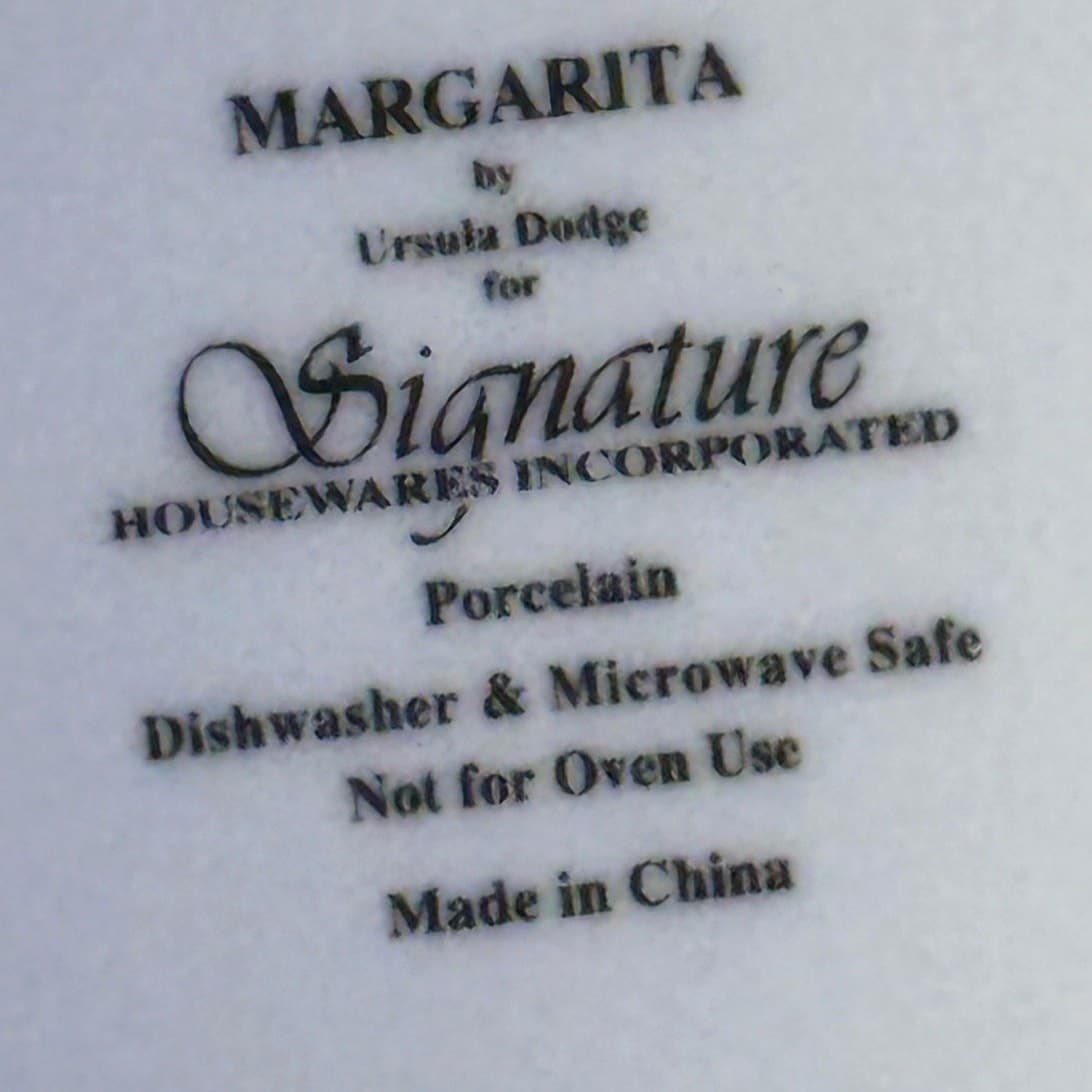 Margarita by Ursula Dodge 1970s Platter Salt Dish & 8 Appetizer Plate Set-Retro - Thumbnail 13