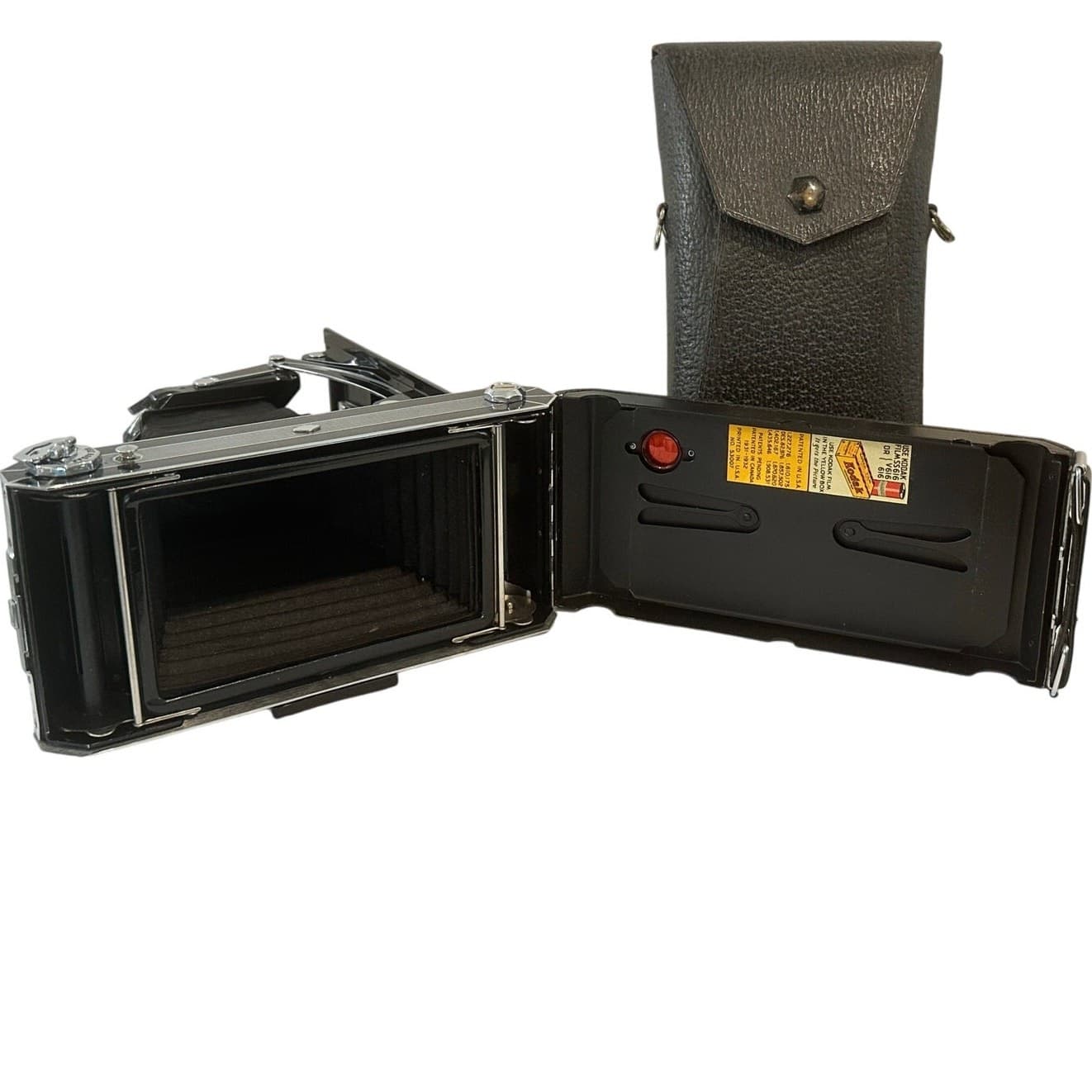 Kodak Vintage 1930s Six-16 Octagonal Art Deco Folding Camera 126mm F 6.3 Lens - Thumbnail 9