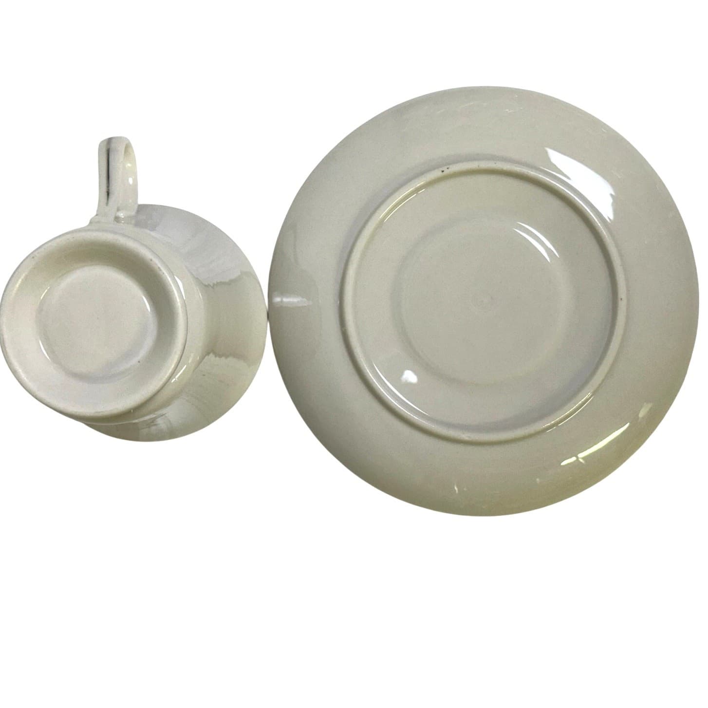 Royal Devon Triomphe Retired 'Christmas' Platinum Trim Cup and Saucer Set-Rare - Thumbnail 3