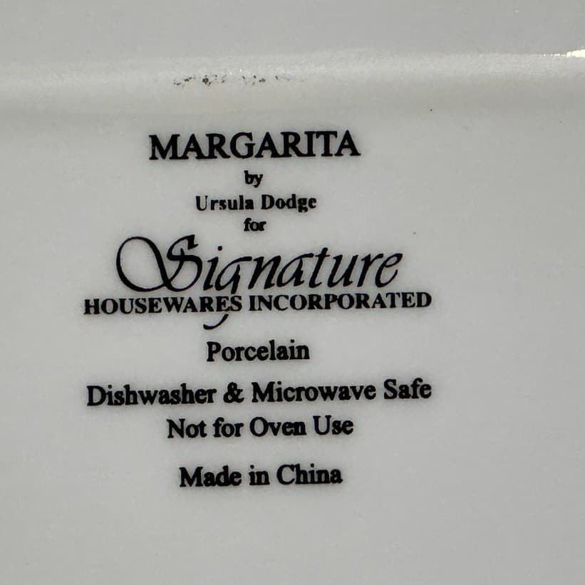 Margarita by Ursula Dodge 1970s Platter Salt Dish & 8 Appetizer Plate Set-Retro - Thumbnail 17